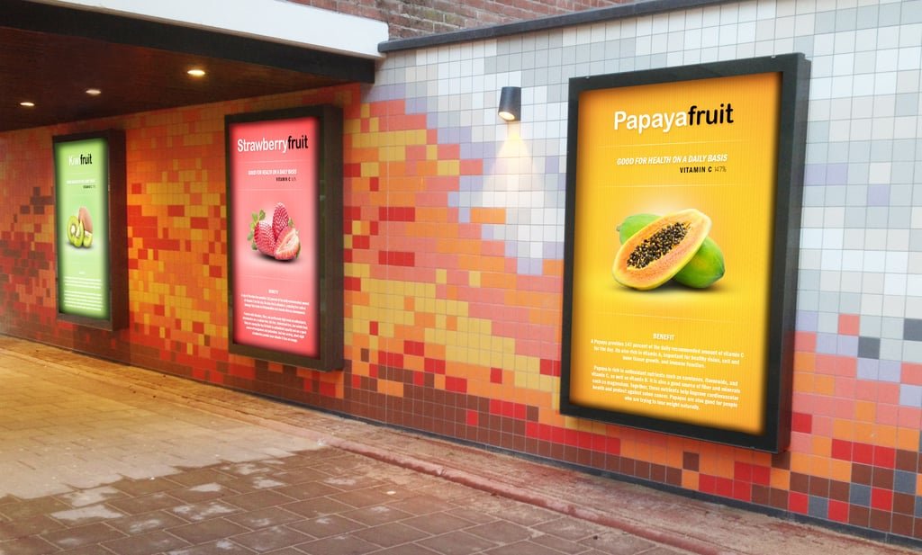Fruit Campaign — Outdoor advertising campaign